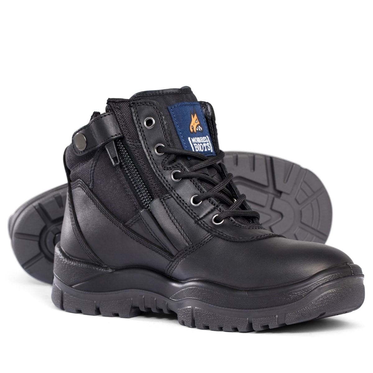 Mongrel Black ZipSider Ankle Safety Boot 261020
