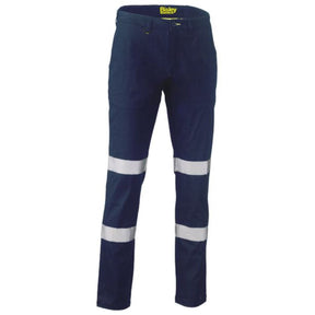 Bisley Taped Biomotion Stretch Cotton Drill Work Pants BP6008T