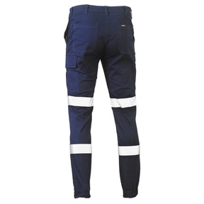 Bisley Taped Biomotion Stretch Cotton Drill Cargo Cuffed Pants BPC6028T