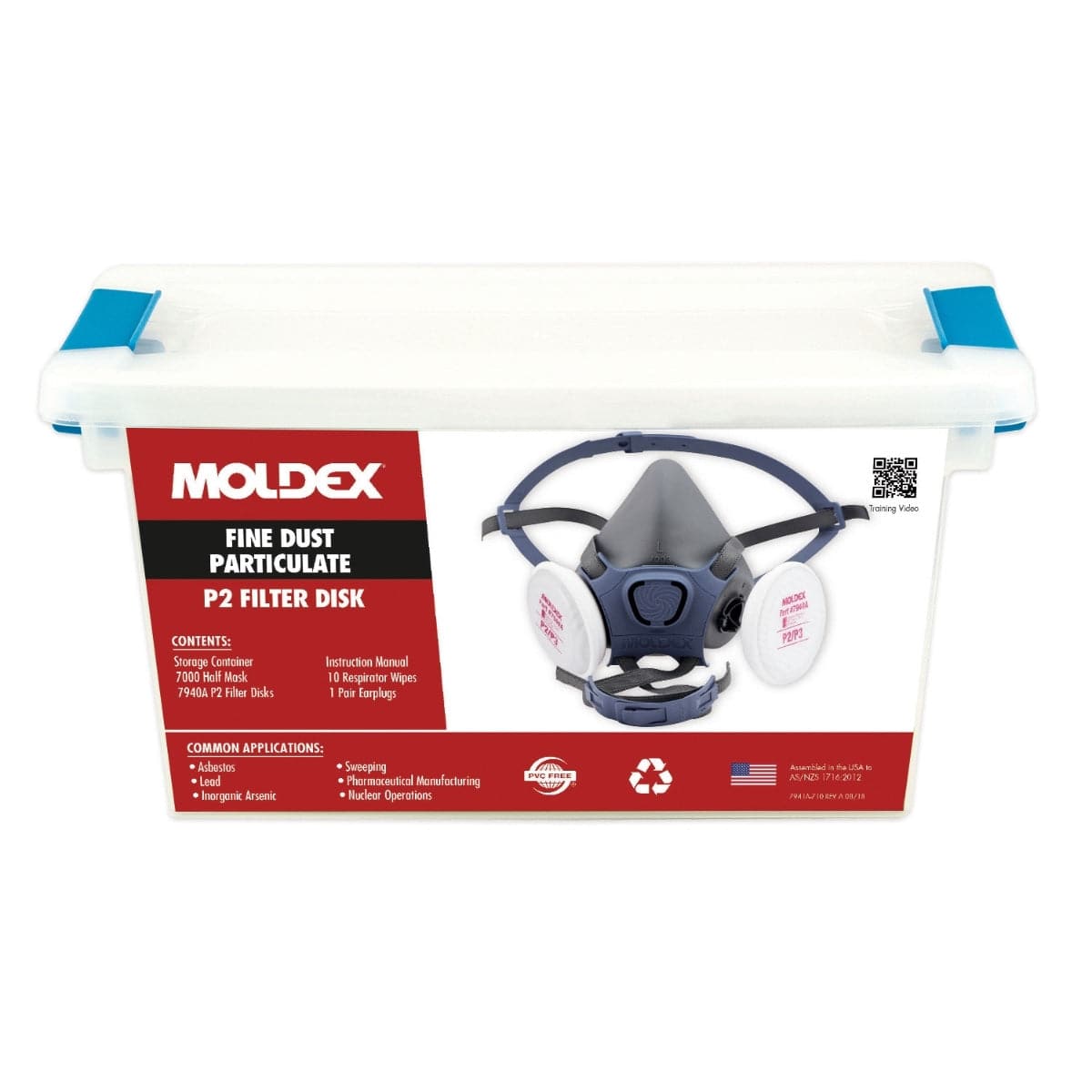 Moldex 7000 Series Pre-Assembled Respirator P2/P3
