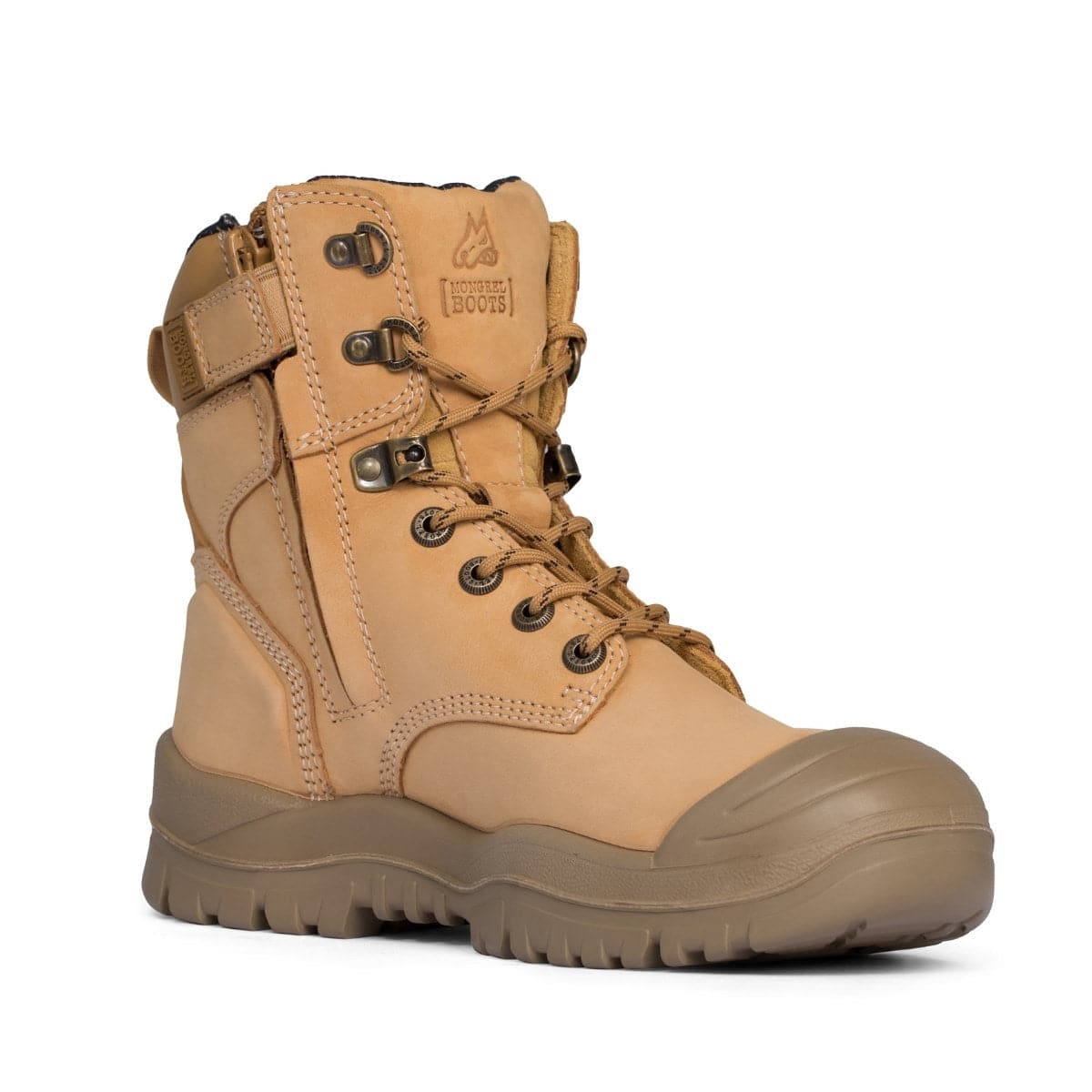 Mongrel Wheat High Ankle ZipSider Safety Boot 561050