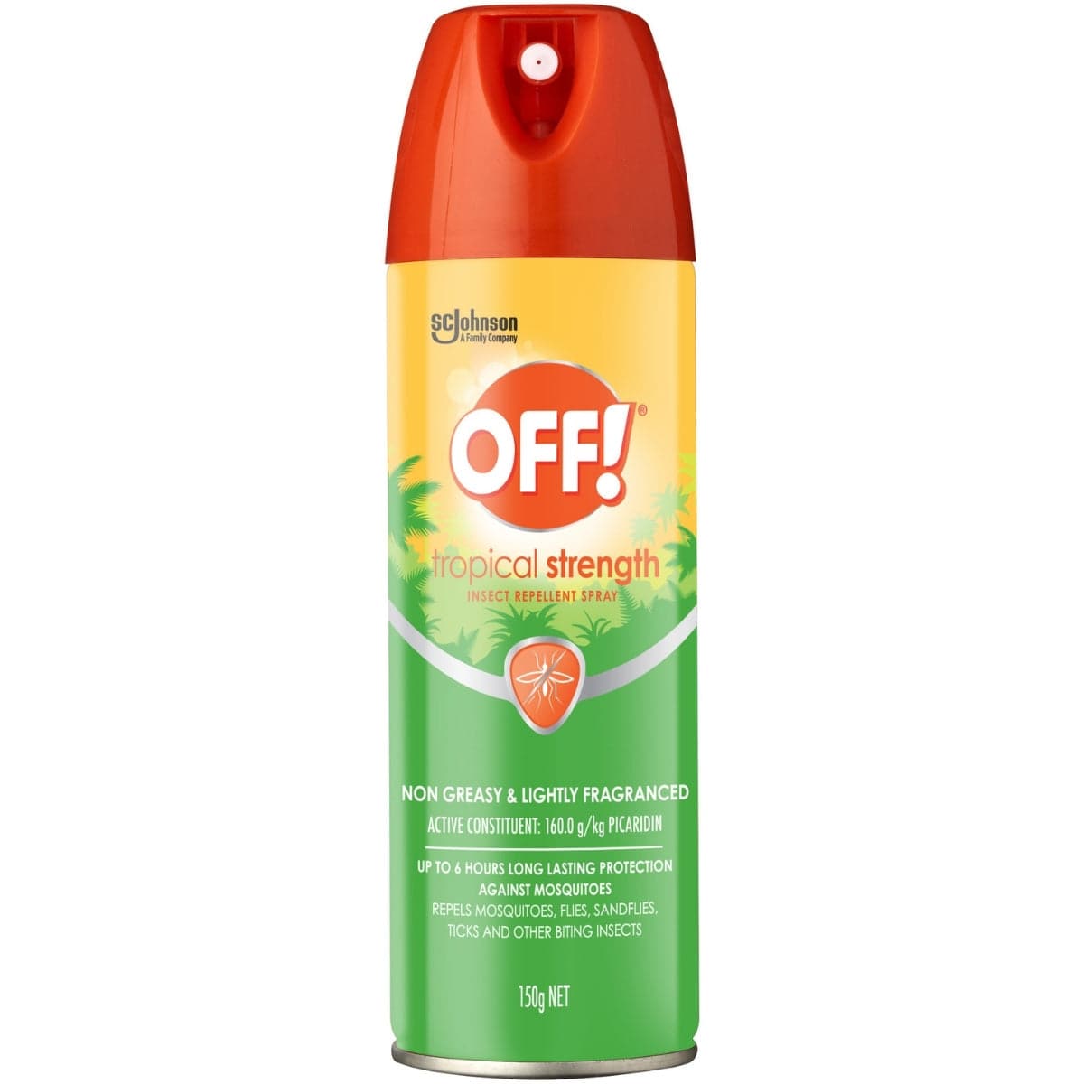 OFF! TROPICAL INSECT REPELLENT AEROSOL 150G (PACK OF 6)