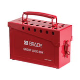 Brady Group Lock Box Red (227 x 152 x 89mm)