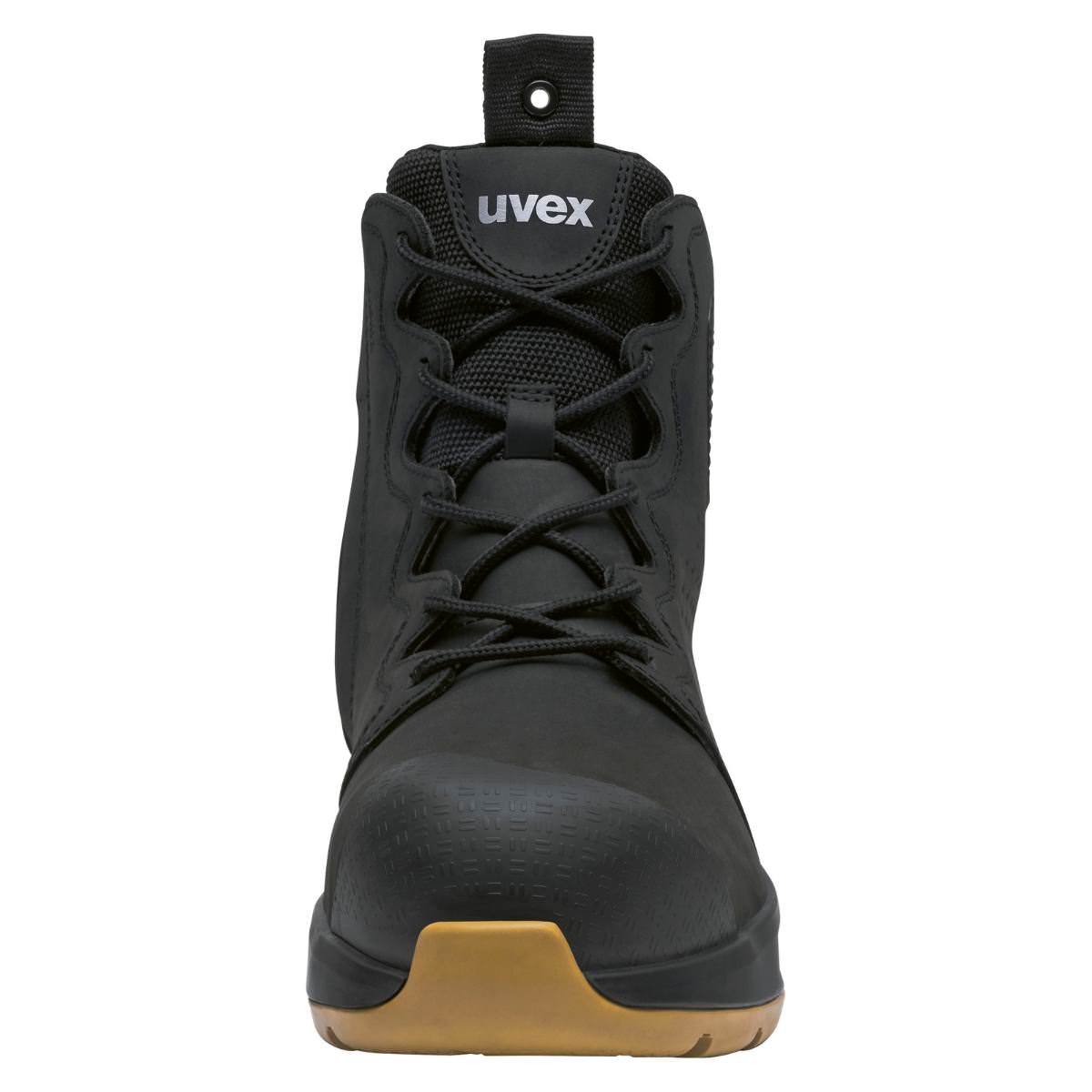uvex 3 X-Flow Zip Side Work Boot Black / Tan 65428