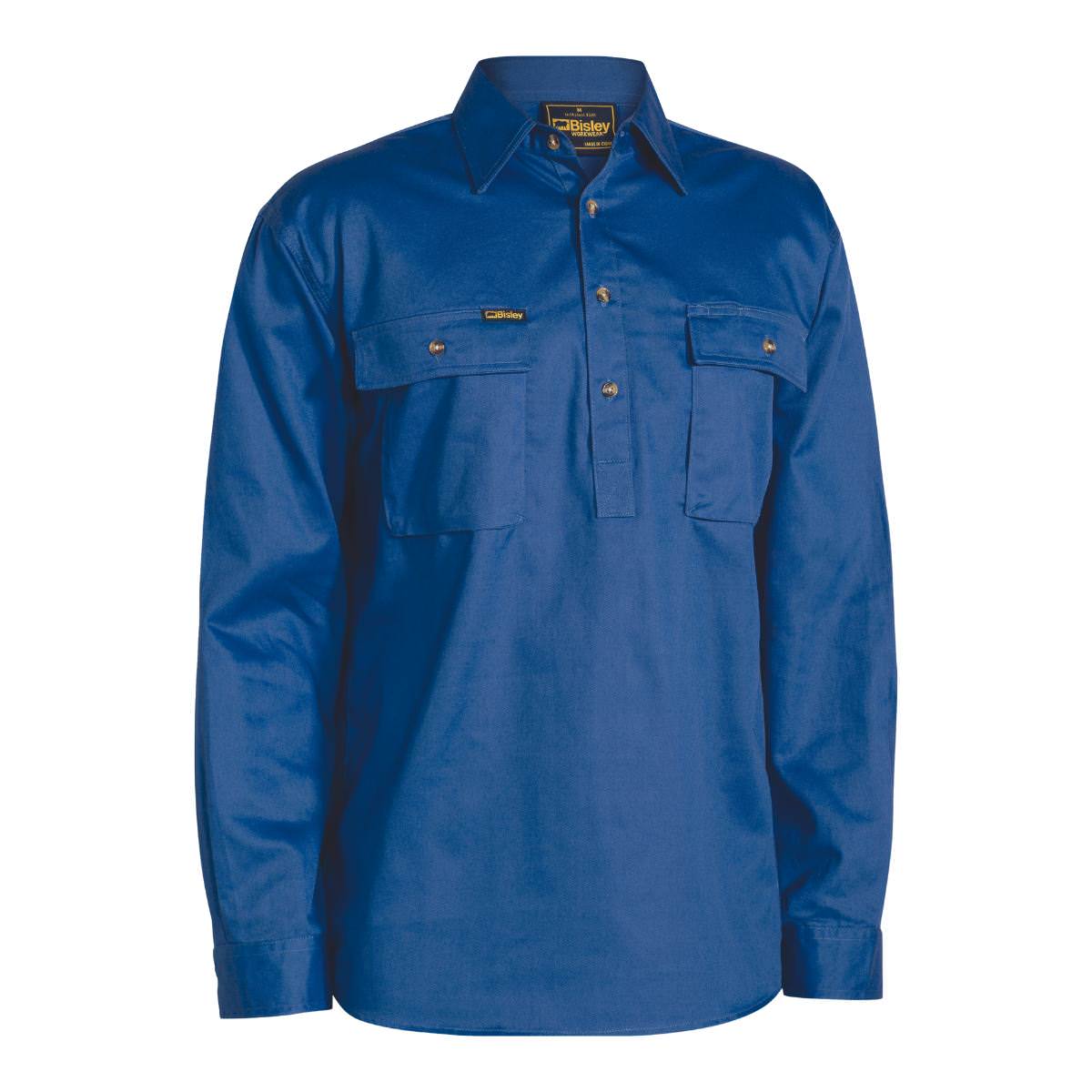 Bisley Closed Front - Original Cotton Drill Shirt BSC6433