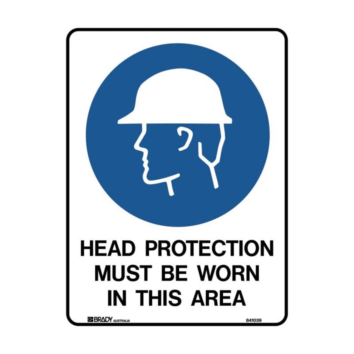 Head Protection Must Be Worn In This Area