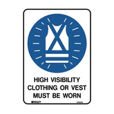 Hi Visibility Clothing Or Vest Must Be Worn