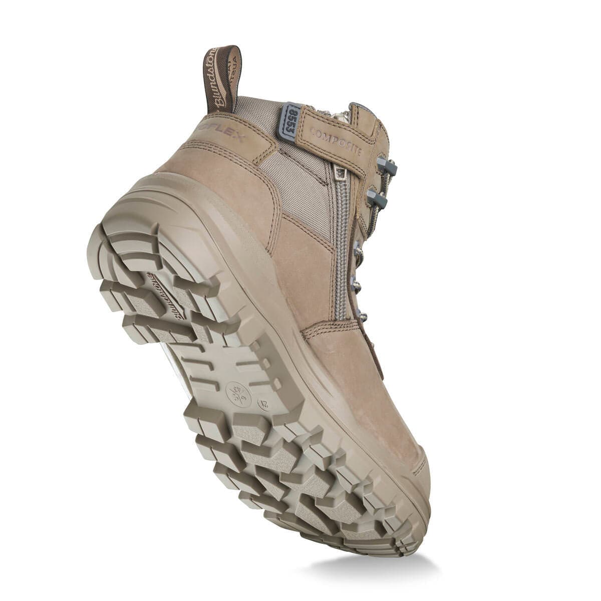 Blundstone Unisex Rotoflex  Safety Boots - Stone Nubuck #8553