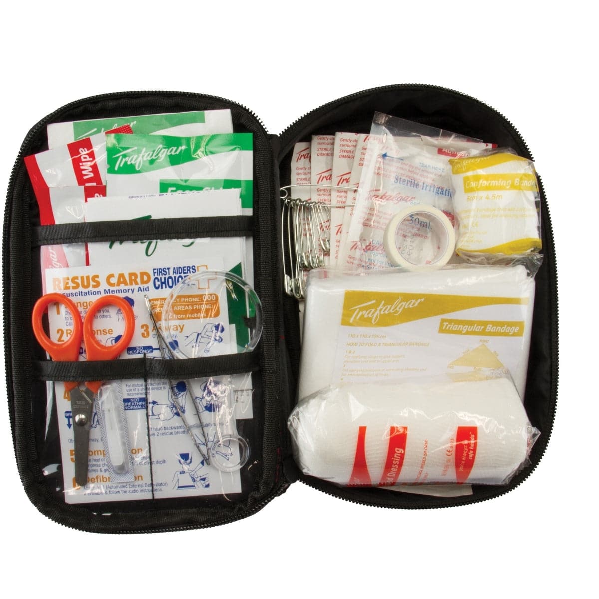 Vehicle Low Risk First Aid Kit (Soft Case) Green