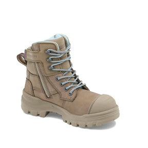 Blundstone Women's Rotoflex Safety Boots - Stone #8863