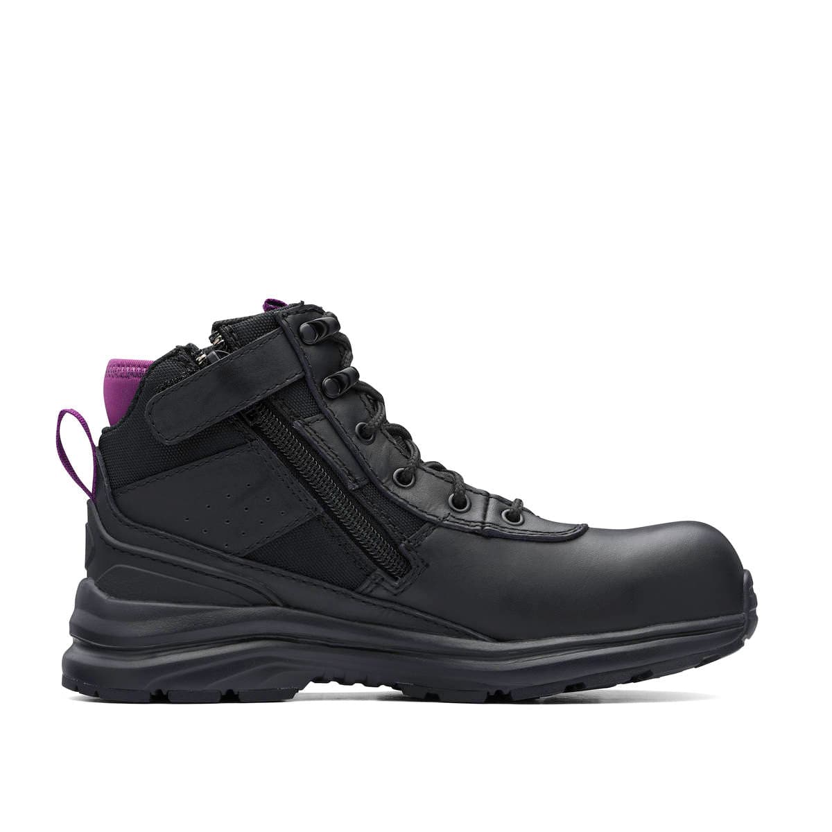 Blundstone Women's Safety Series - Safety Joggers - Black and Purple #887