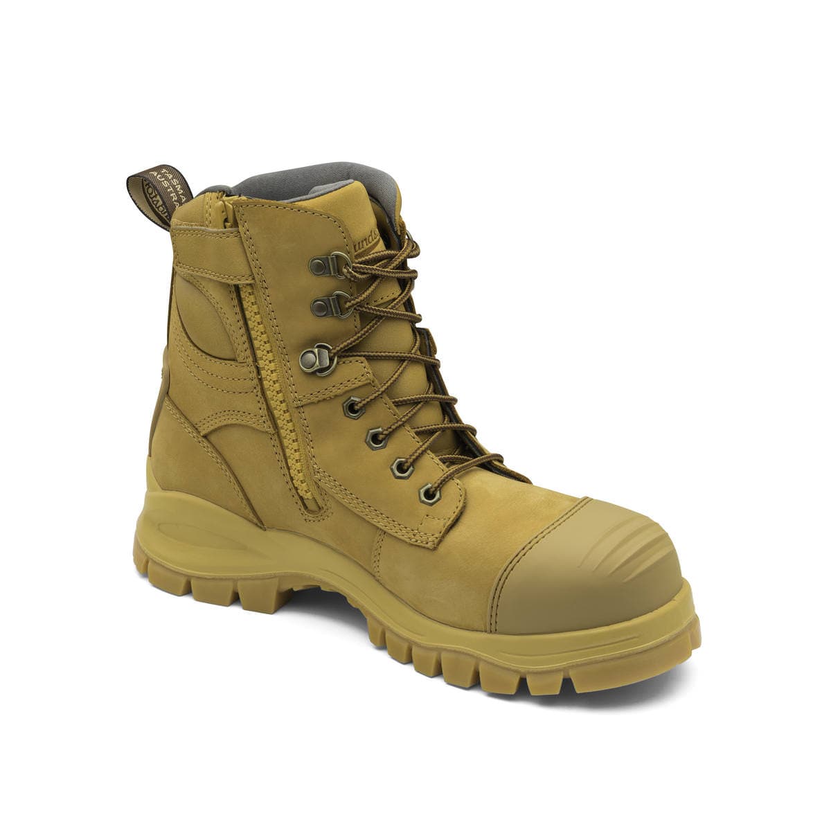 Blundstone Unisex Zip Up Series Safety Boots - Wheat #992