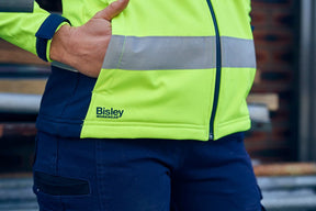 Bisley Taped Hi Vis Soft Shell Women's Jacket BJL6059T