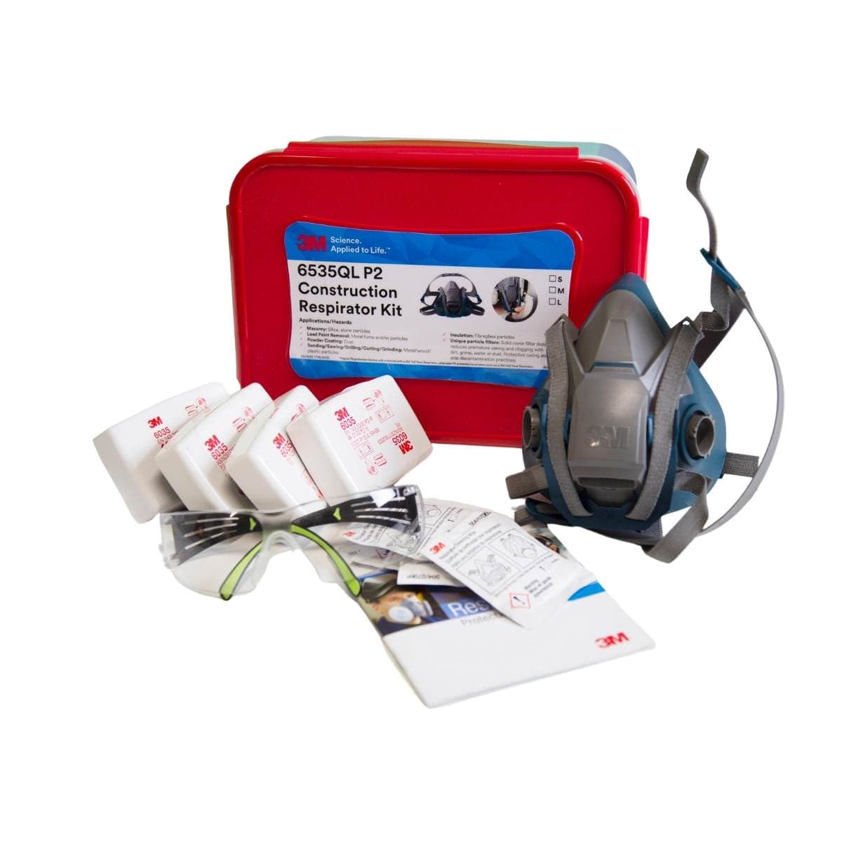 3M™ Construction Respirator Kit 6500 Series, P2 (Each)