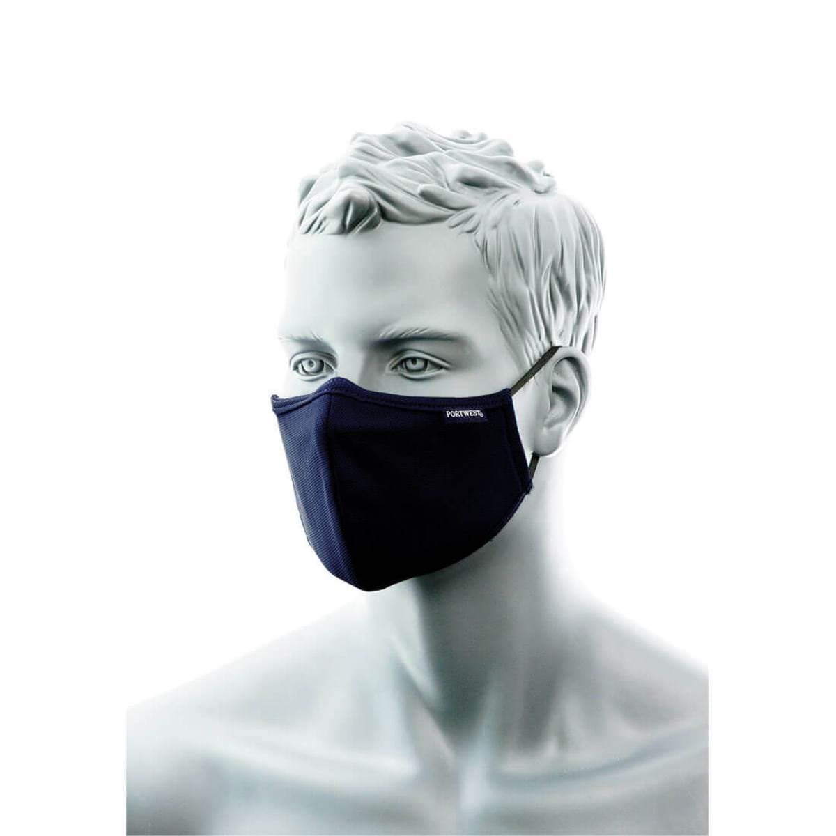 3-Ply Anti-Microbial Fabric Face Mask with Nose Band PSFM3PLYNA (Each)