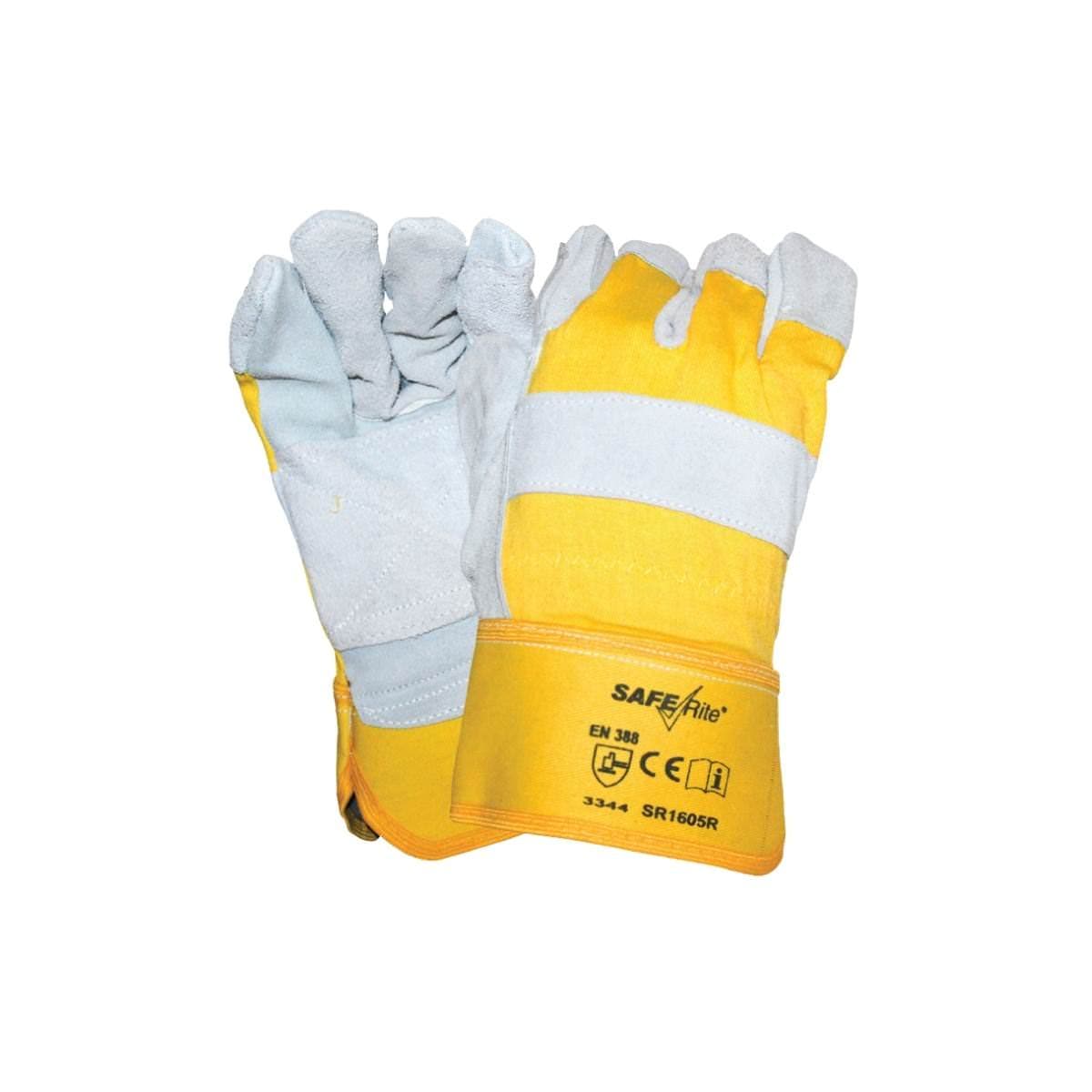 SafeRite® Polishers Leather Glove SR1605R (Pack of 12)