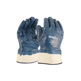 SafeRite® Nitrile Blue Safety Cuff Glove SR27607-10 (Pack of 12)