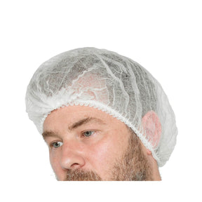 SafeRite® Disposable Hairnet Caps Crimped SRDBC53 (Carton of 1000)