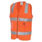 HiVis Day/Night Panel Safety Vest with Generic Reflective Tape 3507
