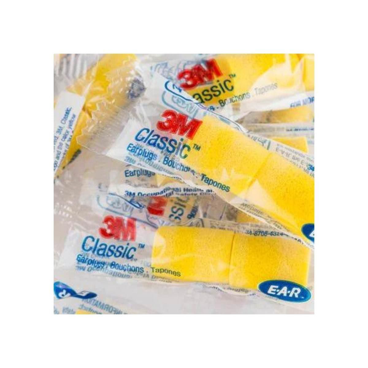 3M™ E-A-R™ Classic™ Uncorded Earplugs, Poly Bag 312-1201, Uncorded - 23dB (Class 4) (Box of 200)