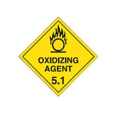 Oxidizing Agent 5.1 Labels 25 x 25mm (Roll of 1000)