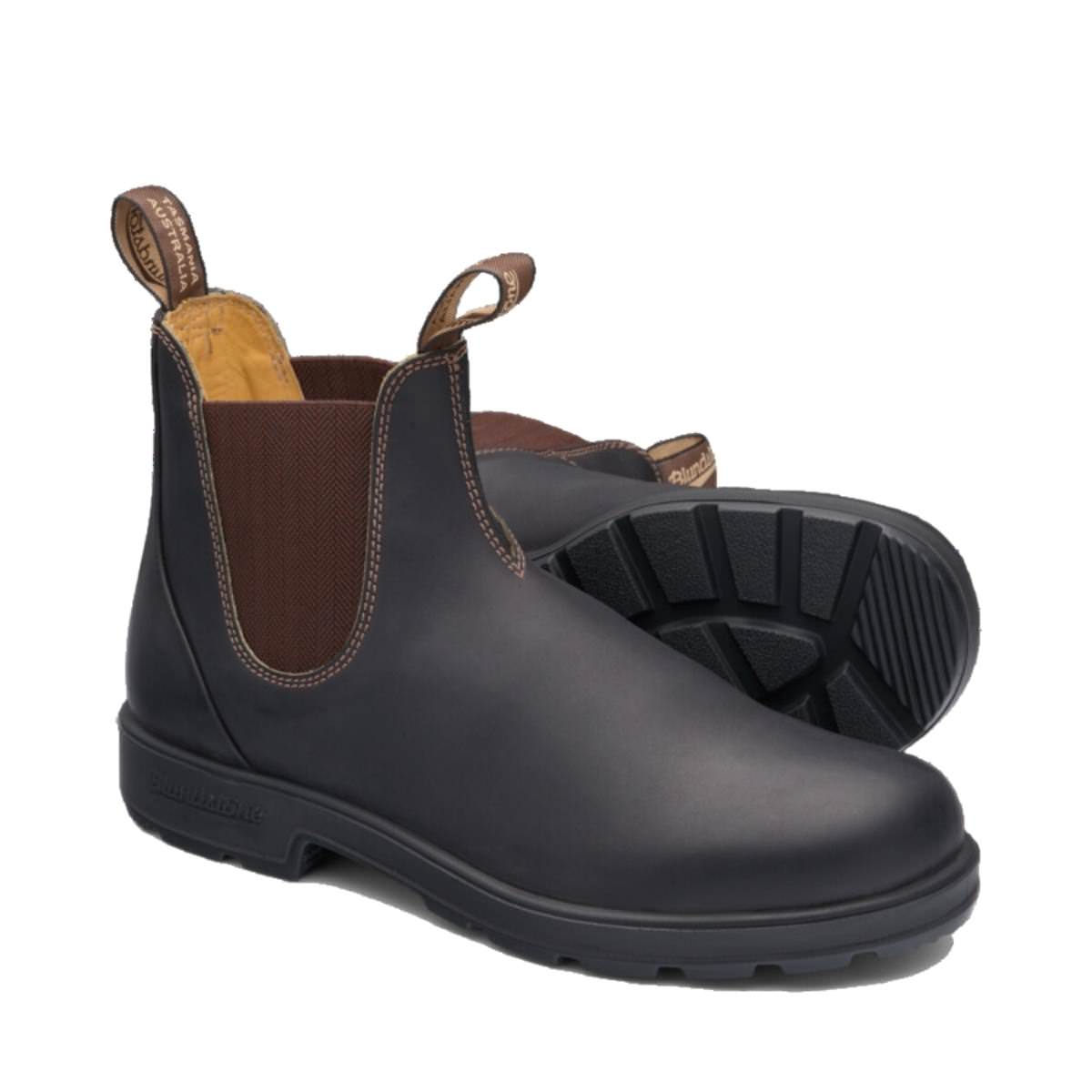 Blundstone Unisex Work Series Elastic Sided - Slip On Work Boots - Brown #600