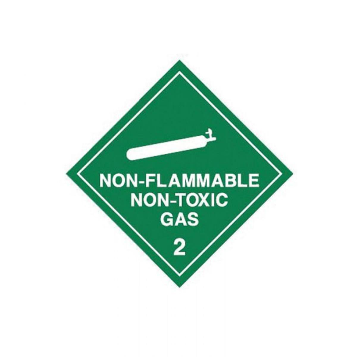 Non-Flam Non-Toxic Label 250 x 250mm