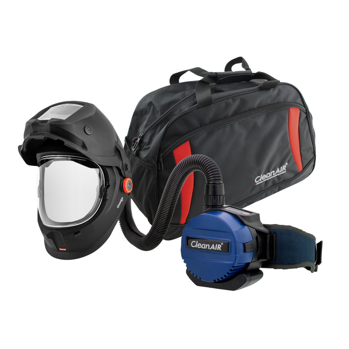 Maxisafe CleanAIR Omnira COMBI Welding Helmet & CleanAIR Basic PAPR Kit R813201